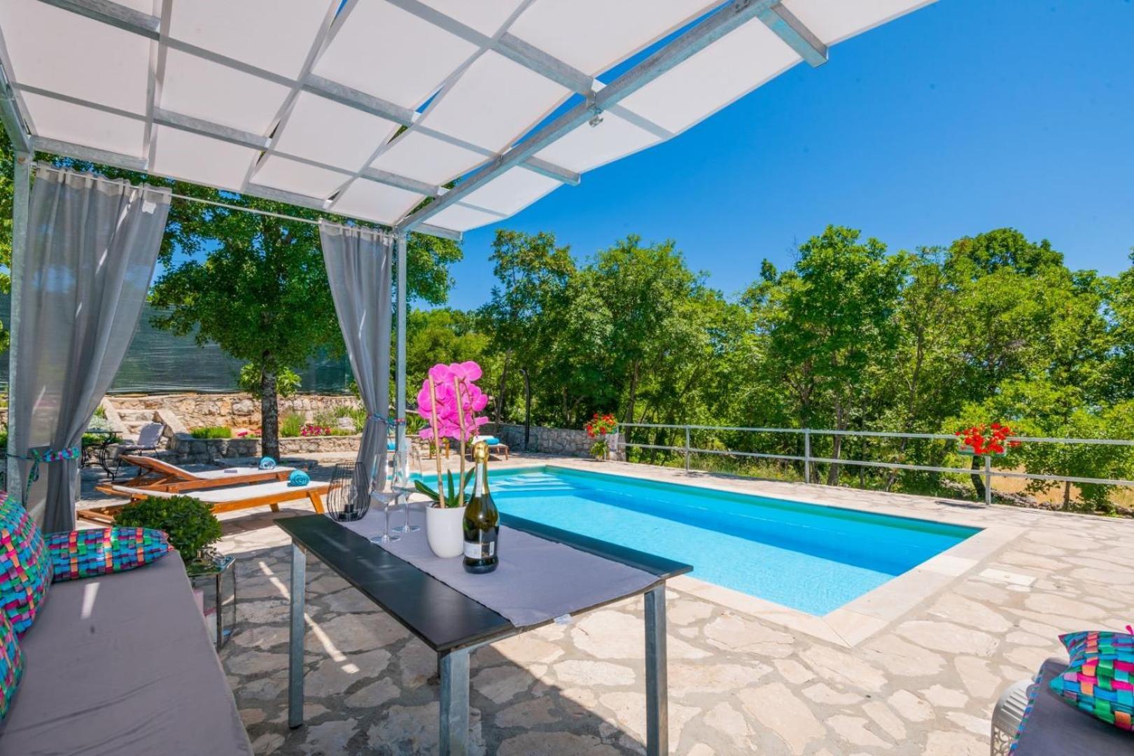 Villa Ognjistar In The Hinterland Of Makarska Riviera Zmijavci Kültér fotó