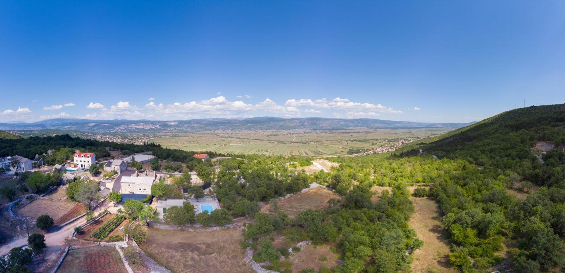 Villa Ognjistar In The Hinterland Of Makarska Riviera Zmijavci Kültér fotó